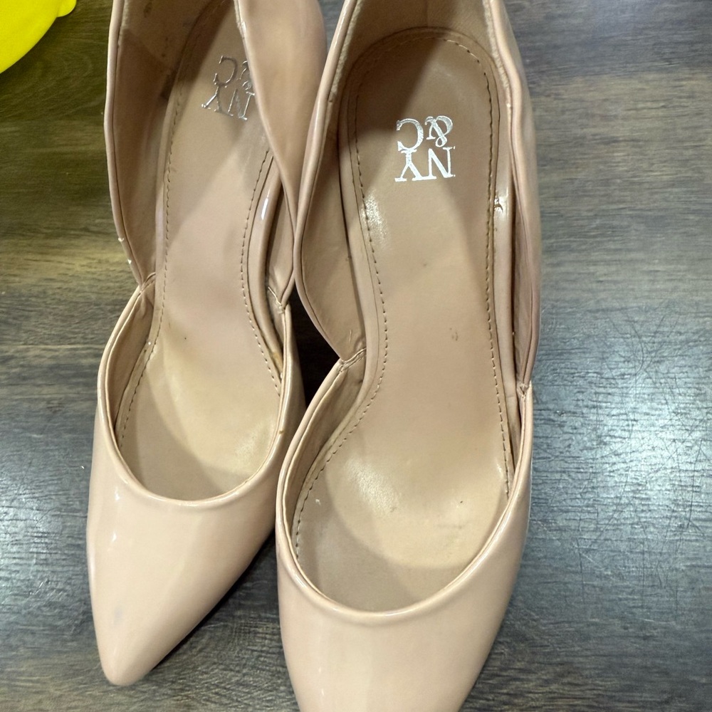 New York & Company Women's Beige Heels